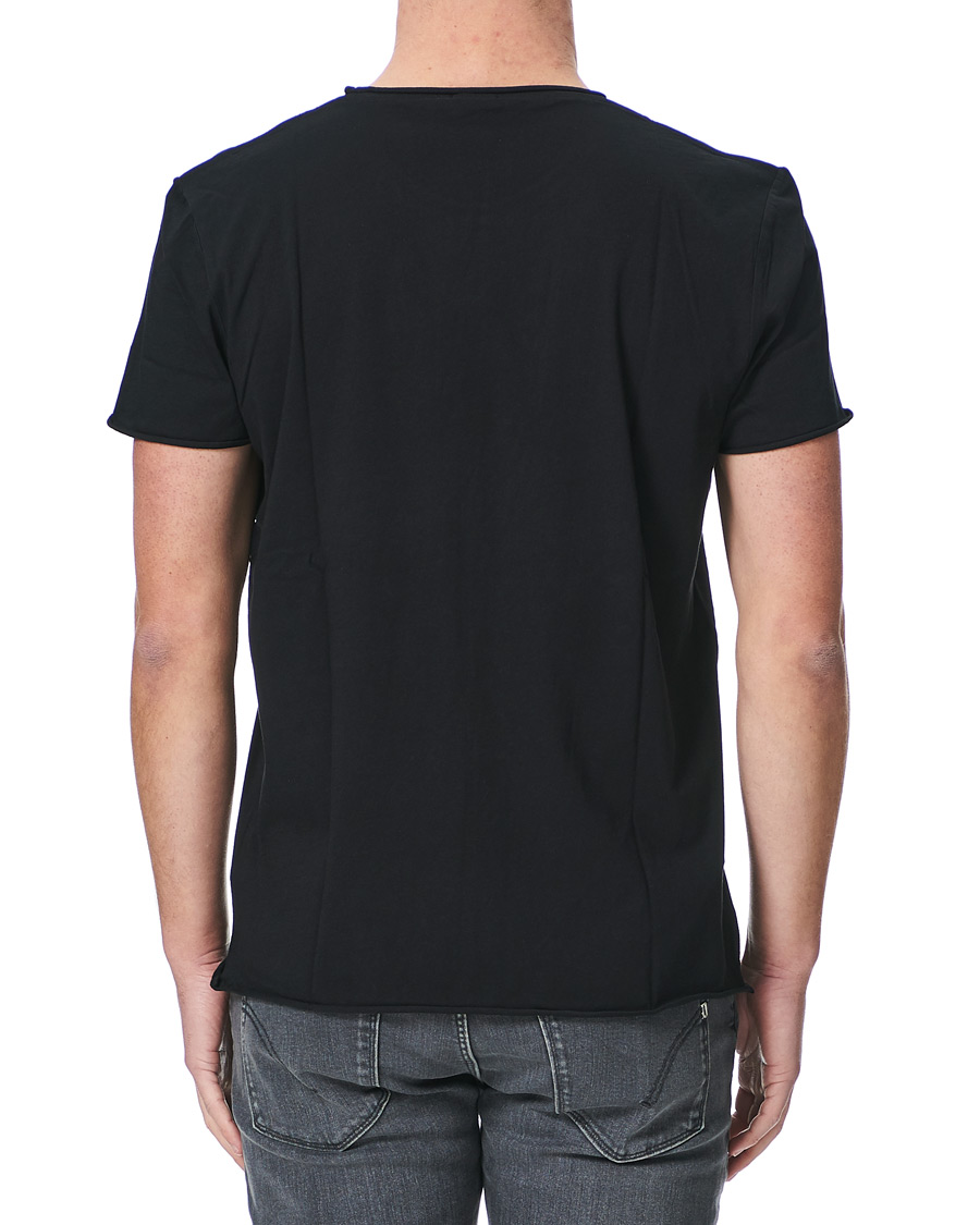 Herre | T-Shirts | Filippa K | Roll Neck Crew Neck Tee Black