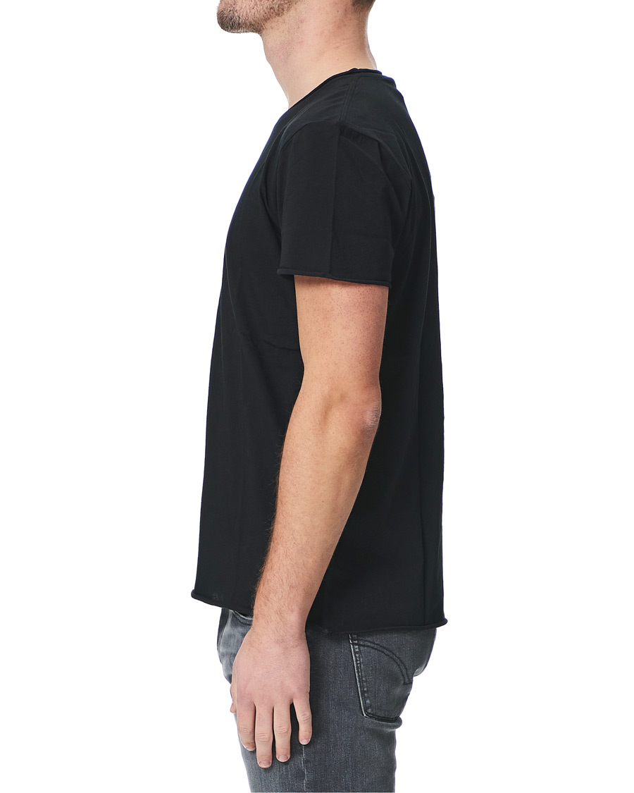 Herre | T-Shirts | Filippa K | Roll Neck Crew Neck Tee Black