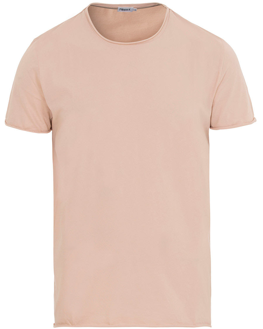 Herre | T-Shirts | Filippa K | Roll Neck Tee Dusty Pink