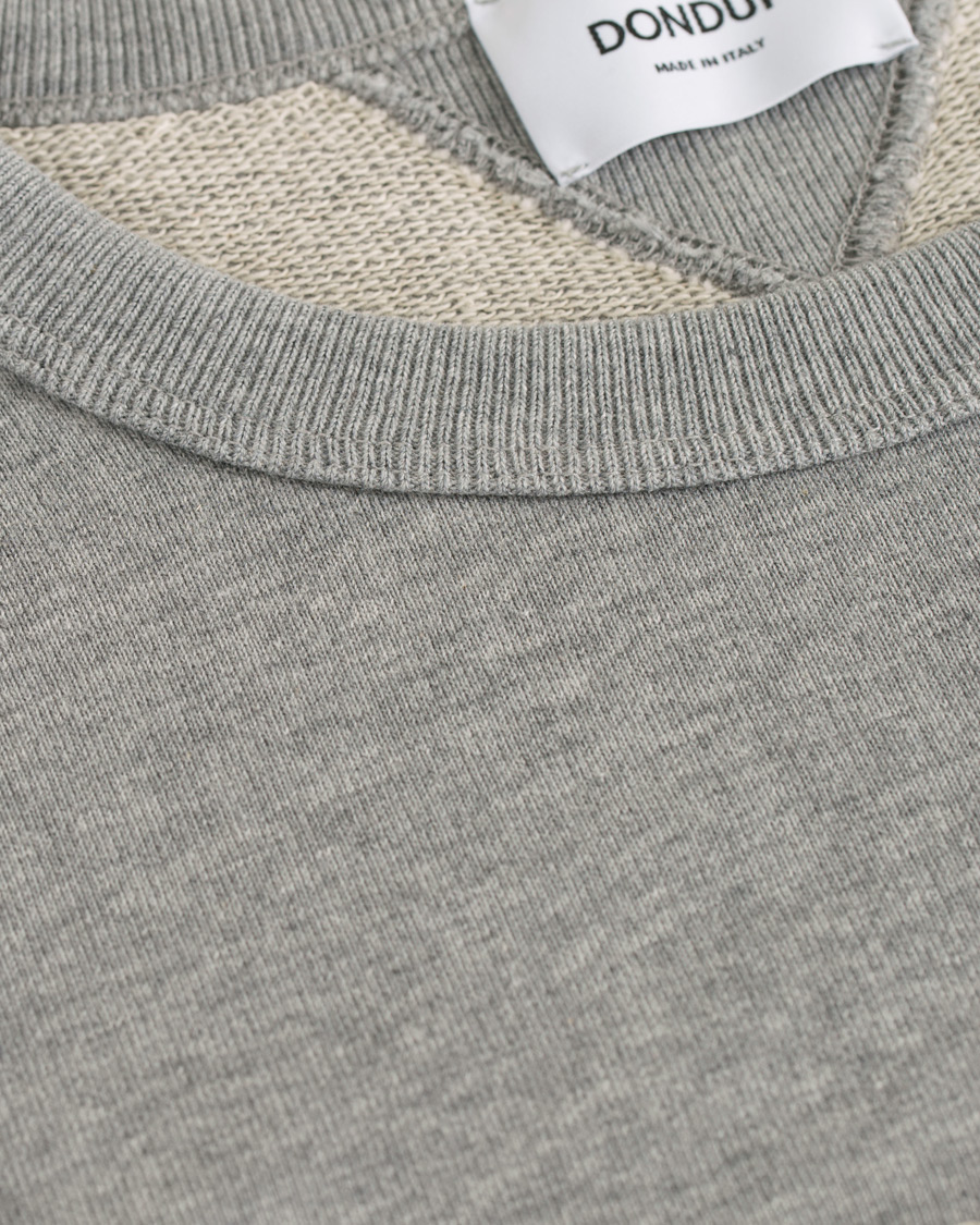Herre | Gensere | Dondup | Logo Crew Neck Sweatshirt Grey