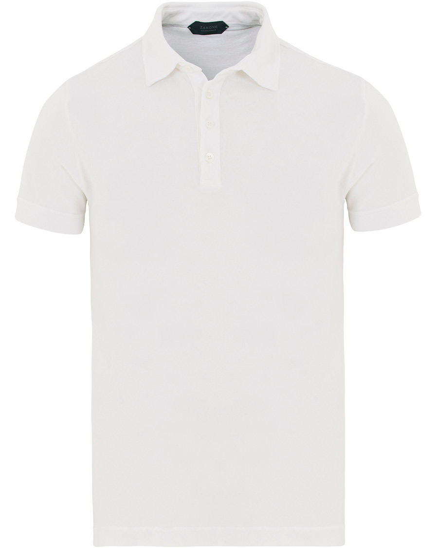 Herre | Pikéer | Zanone | Ice Cotton Polo White