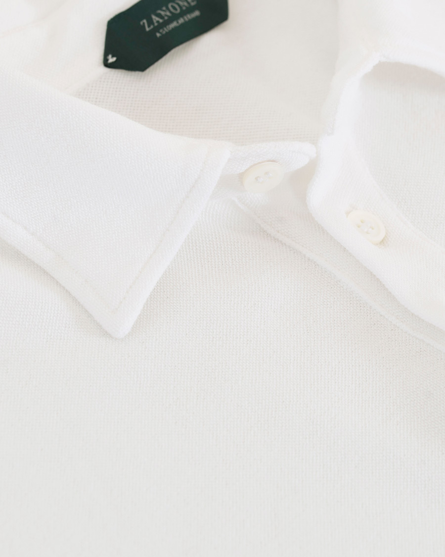 Herre | Pikéer | Zanone | Ice Cotton Polo White