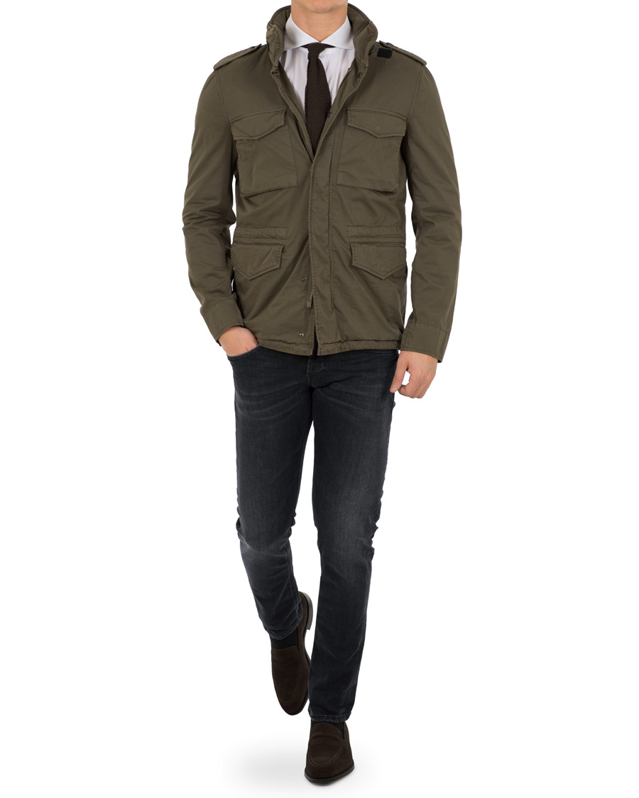 Herre | Jakker | Aspesi | Cotton Field Jacket Green