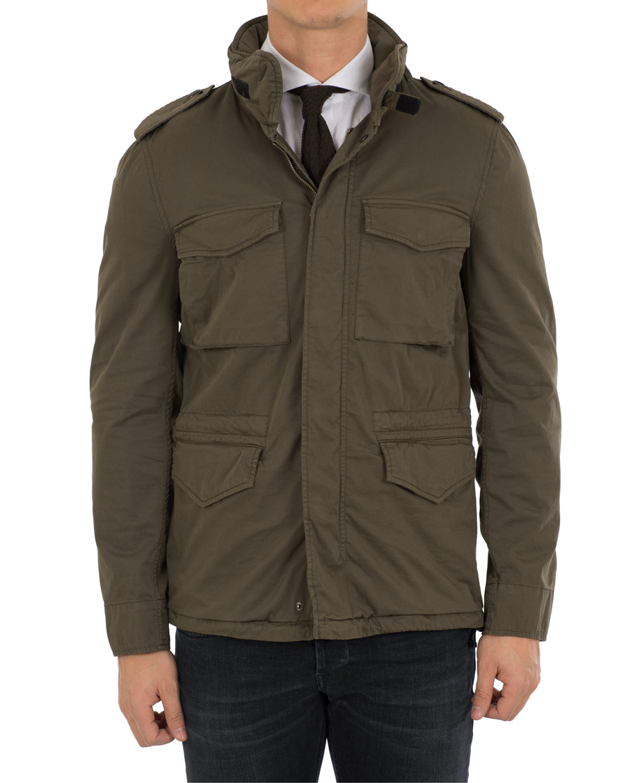 Herre | Jakker | Aspesi | Cotton Field Jacket Green