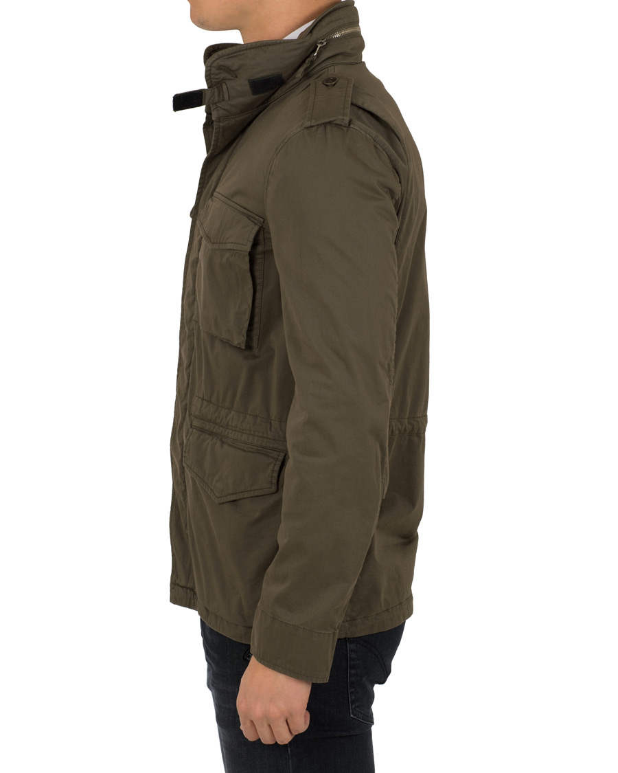 Herre | Jakker | Aspesi | Cotton Field Jacket Green