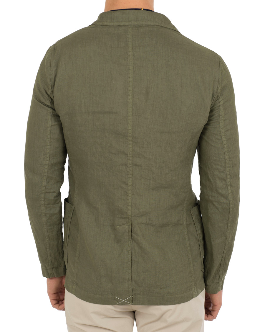 Herre | Dressjakker | Aspesi | Samuraki Linen Blazer Green