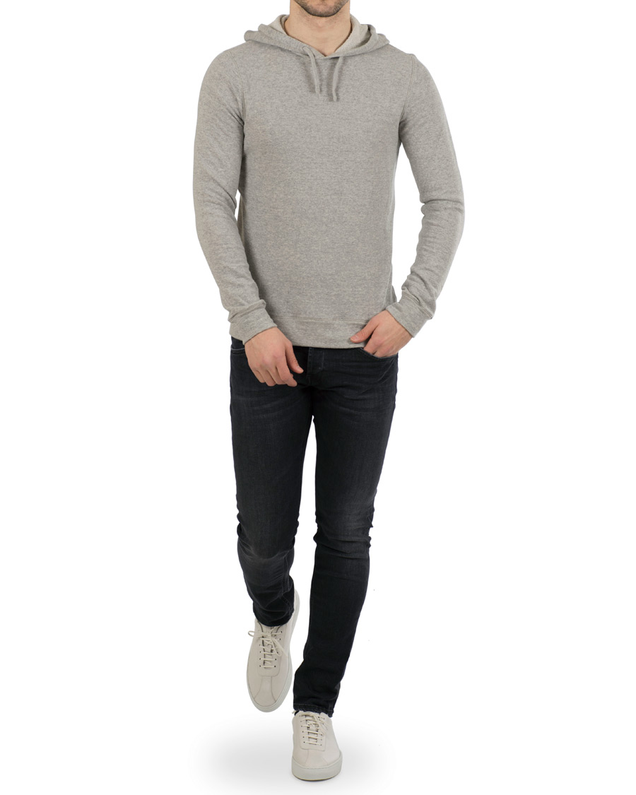 Herre | Gensere | Aspesi | Cotton Hoodie Light Grey