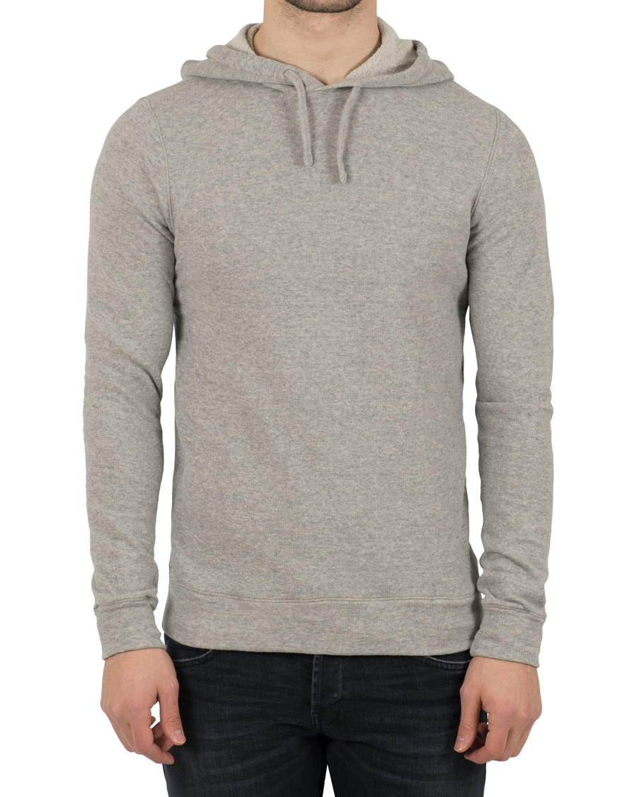 Herre | Gensere | Aspesi | Cotton Hoodie Light Grey