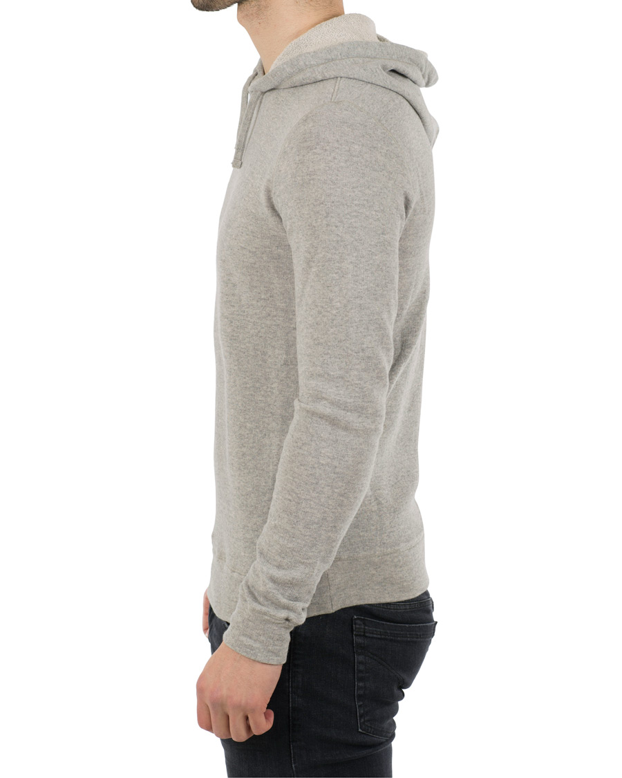 Herre | Gensere | Aspesi | Cotton Hoodie Light Grey