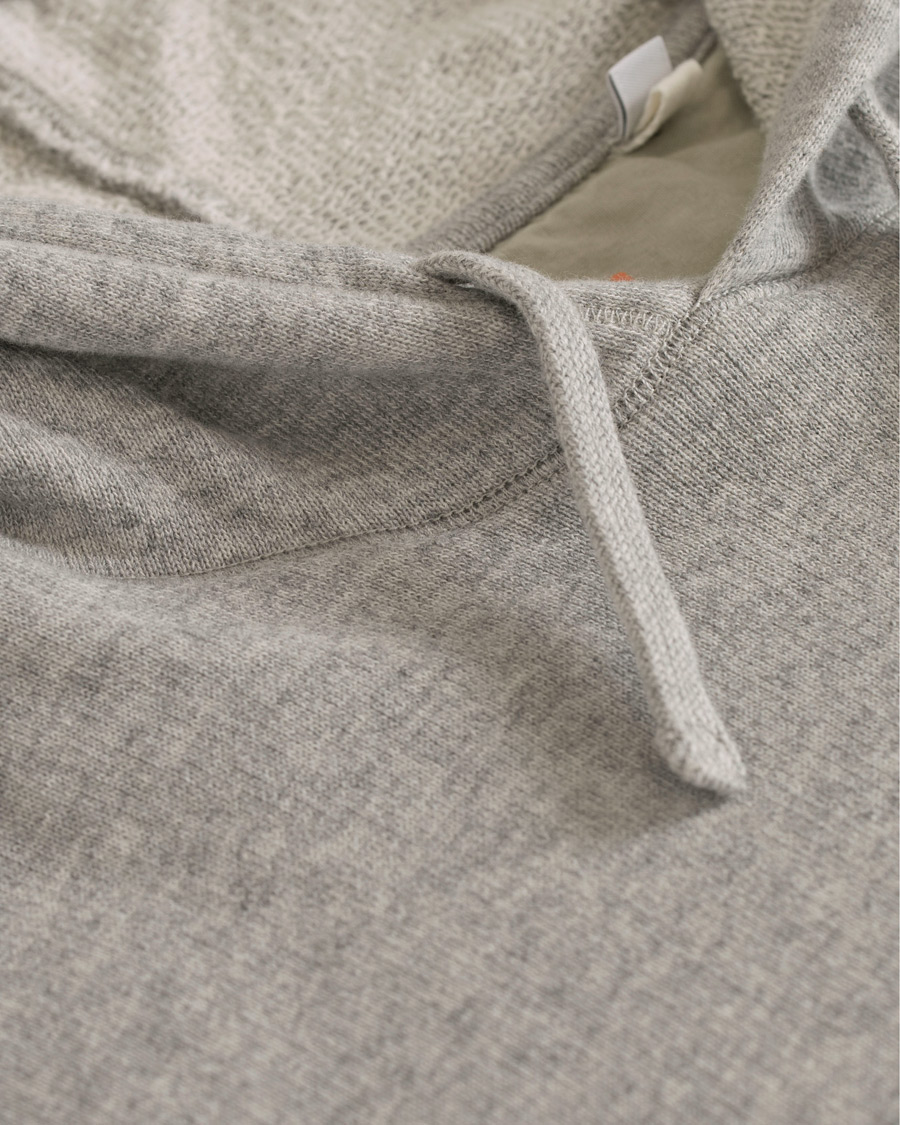 Herre | Gensere | Aspesi | Cotton Hoodie Light Grey