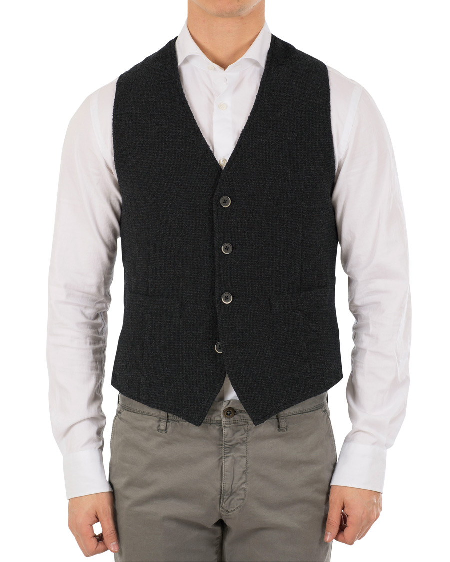 Herre | Dressjakker | Barena | Molin Gilet Grué Black