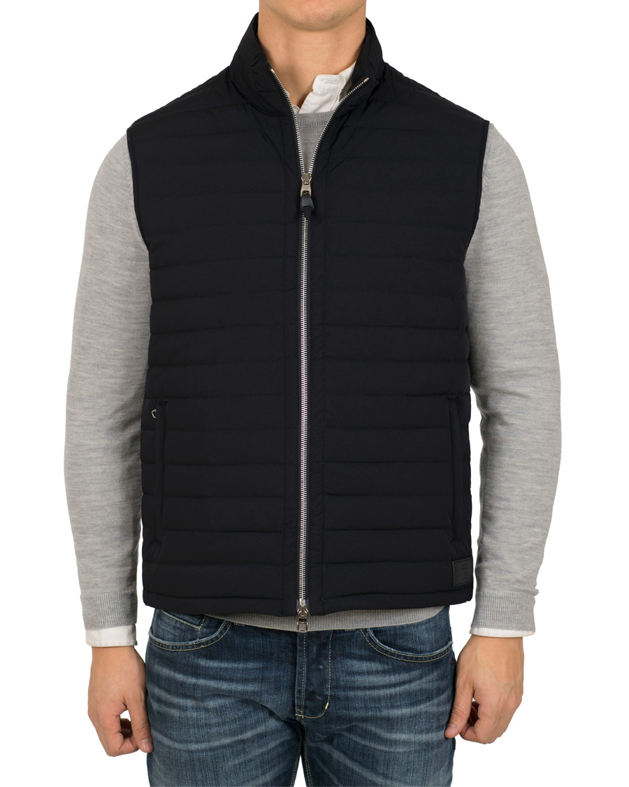 Herre | Jakker | Dunhill | Lightweight Down Gilet Navy