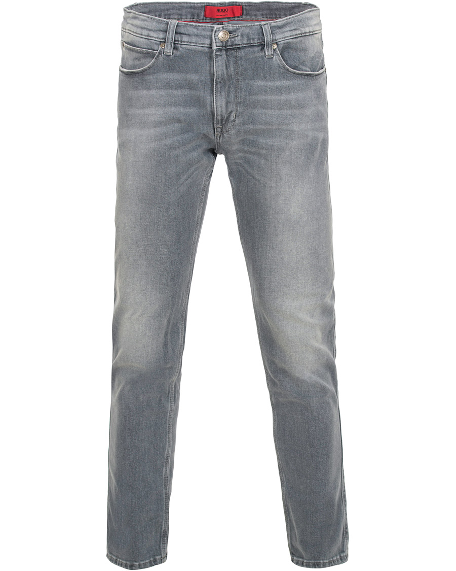 Herre | Jeans | HUGO | 734 Skinny Fit Stretch Jeans Light Grey
