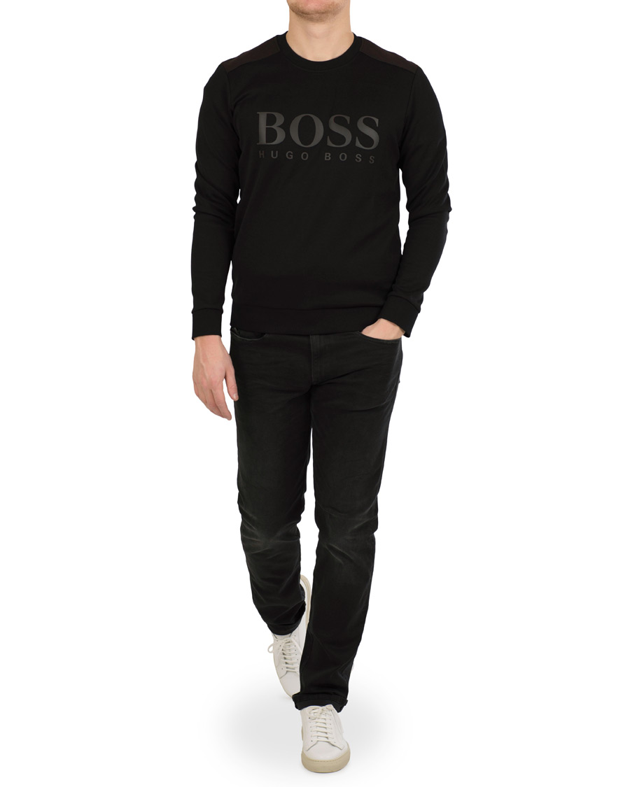 Herre | Gensere | BOSS GREEN | BOSS Athleisure Salbo Sweatshirt Black