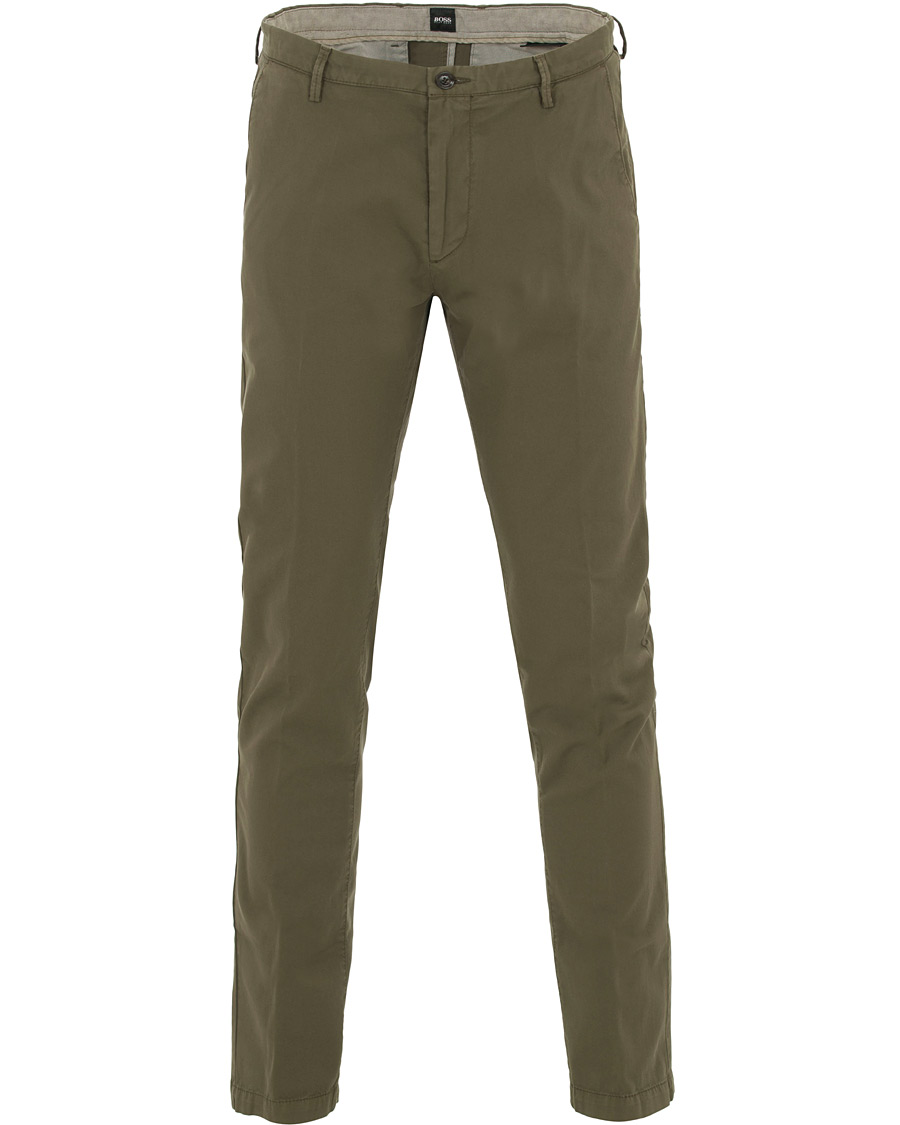 Herre | Bukser | BOSS BLACK | BOSS Rice 3D Chinos Green