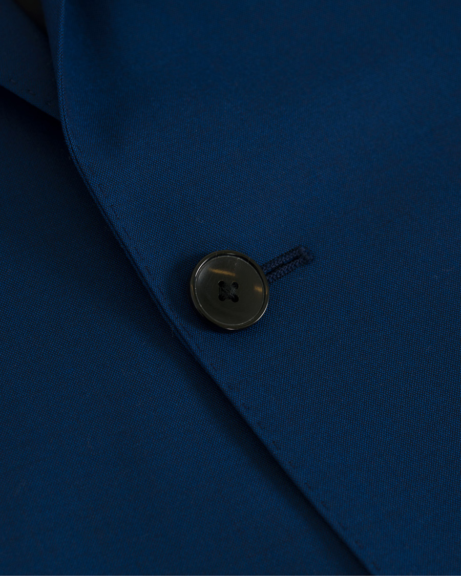 Herre | Dresser | BOSS BLACK | BOSS Huge/Genius Wool Guabello Suit Napoli Blue