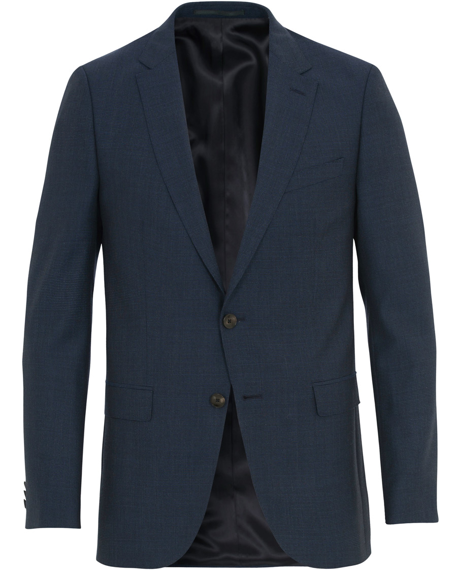 Herre | Dresser | BOSS BLACK | BOSS Novan/Ben Wool Drago Structure Suit Navy