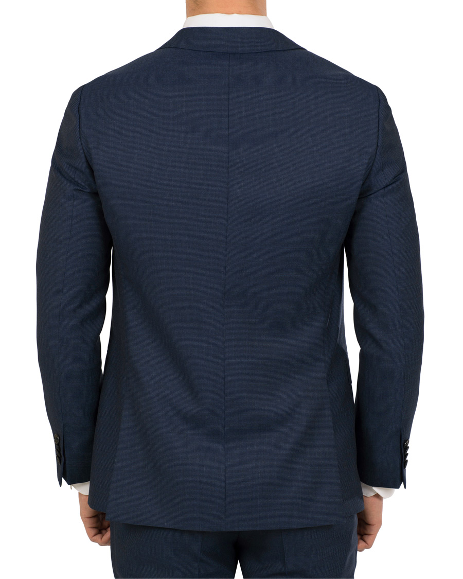 Herre | Dresser | BOSS BLACK | BOSS Novan/Ben Wool Drago Structure Suit Navy