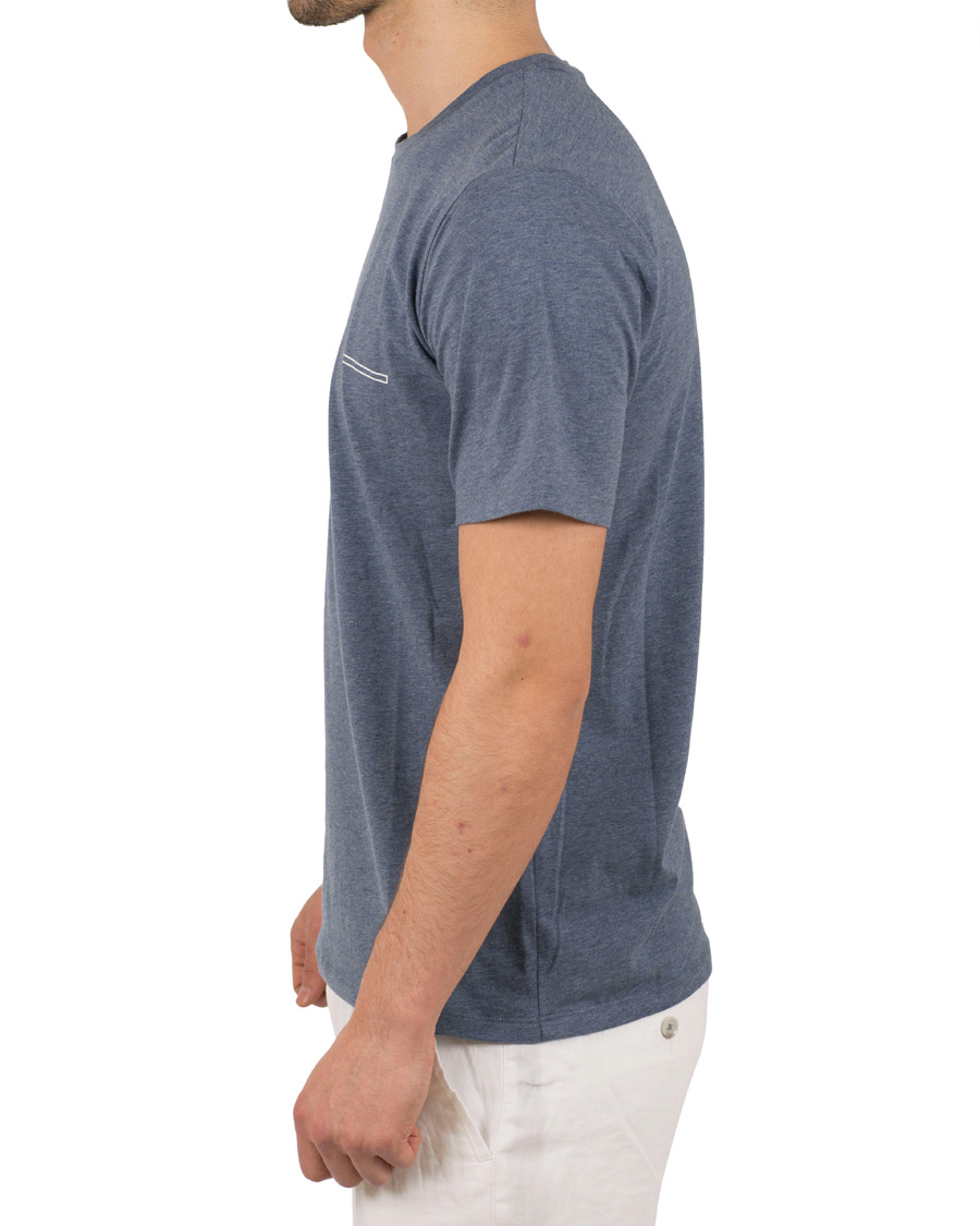 Herre | T-Shirts | BOSS BLACK | BOSS Urban Tee Open Blue
