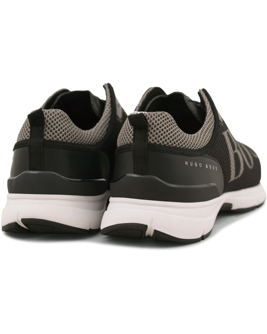 Herre | BOSS Athleisure Velocity Running Mesh Sneaker Black | BOSS GREEN | BOSS Athleisure Velocity Running Mesh Sneaker Black