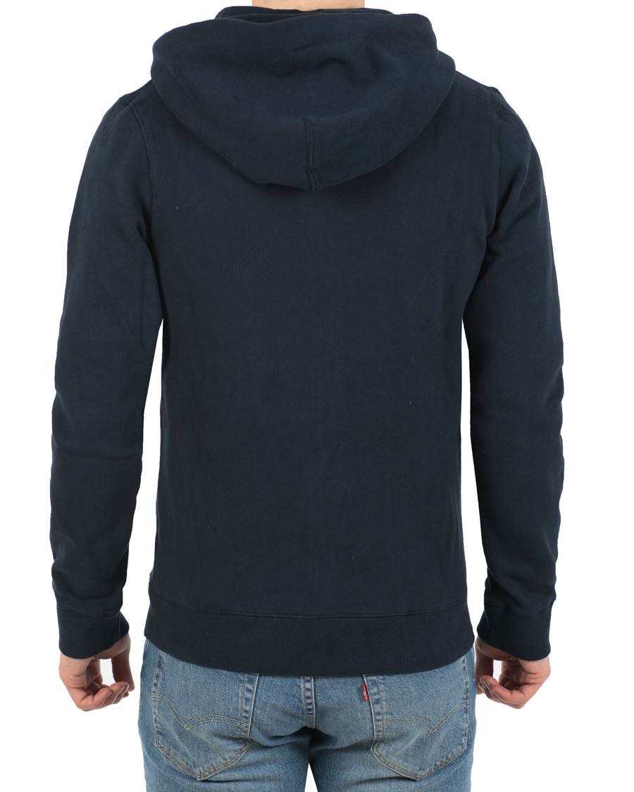 Herre | Gensere | Lexington | Michael Full Zip Hoodie Deepest Blue