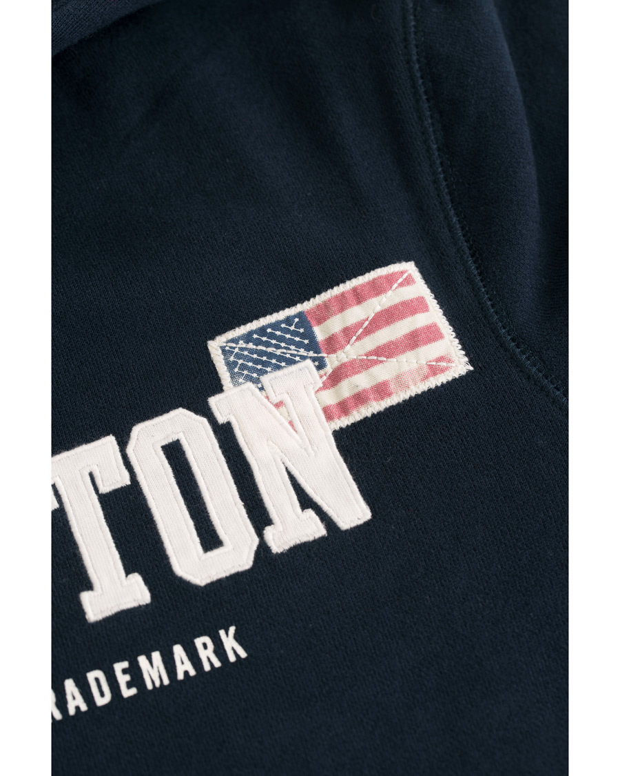 Herre | Gensere | Lexington | Michael Full Zip Hoodie Deepest Blue