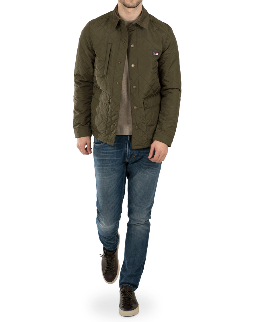 Lexington Hunter Quilted Jacket Hunter Green hos CareOfCarl.no