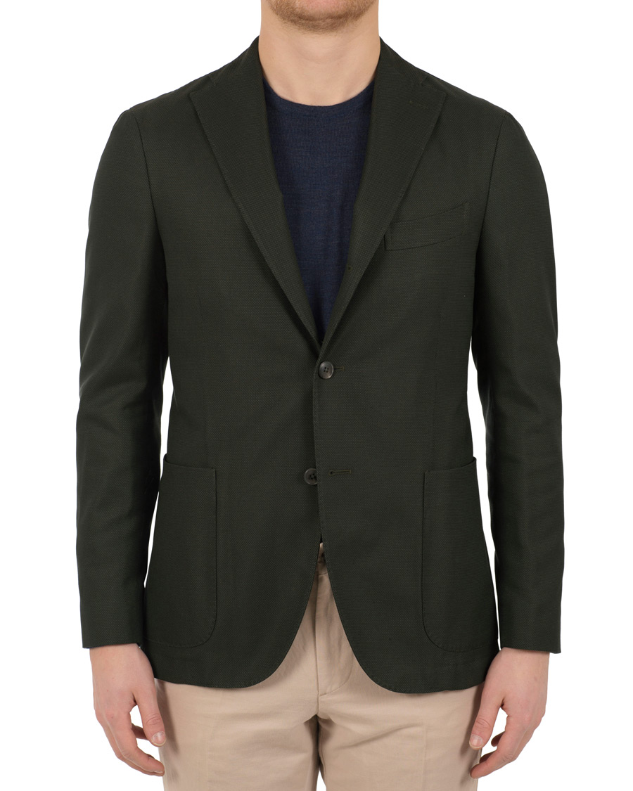 Herre | Dressjakker | Boglioli | K Jacket Cotton Stretch Blazer Green