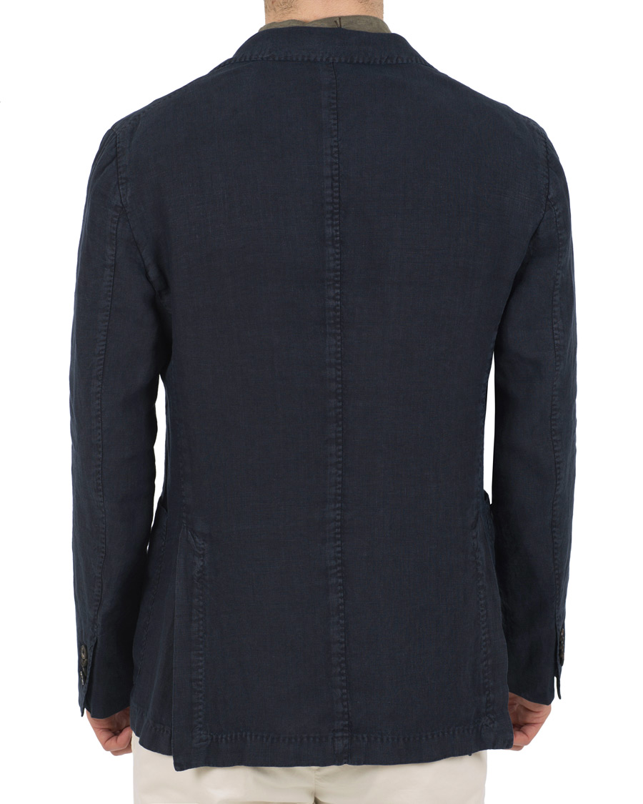 Herre | Dressjakker | Boglioli | K Jacket Linen Blazer Navy