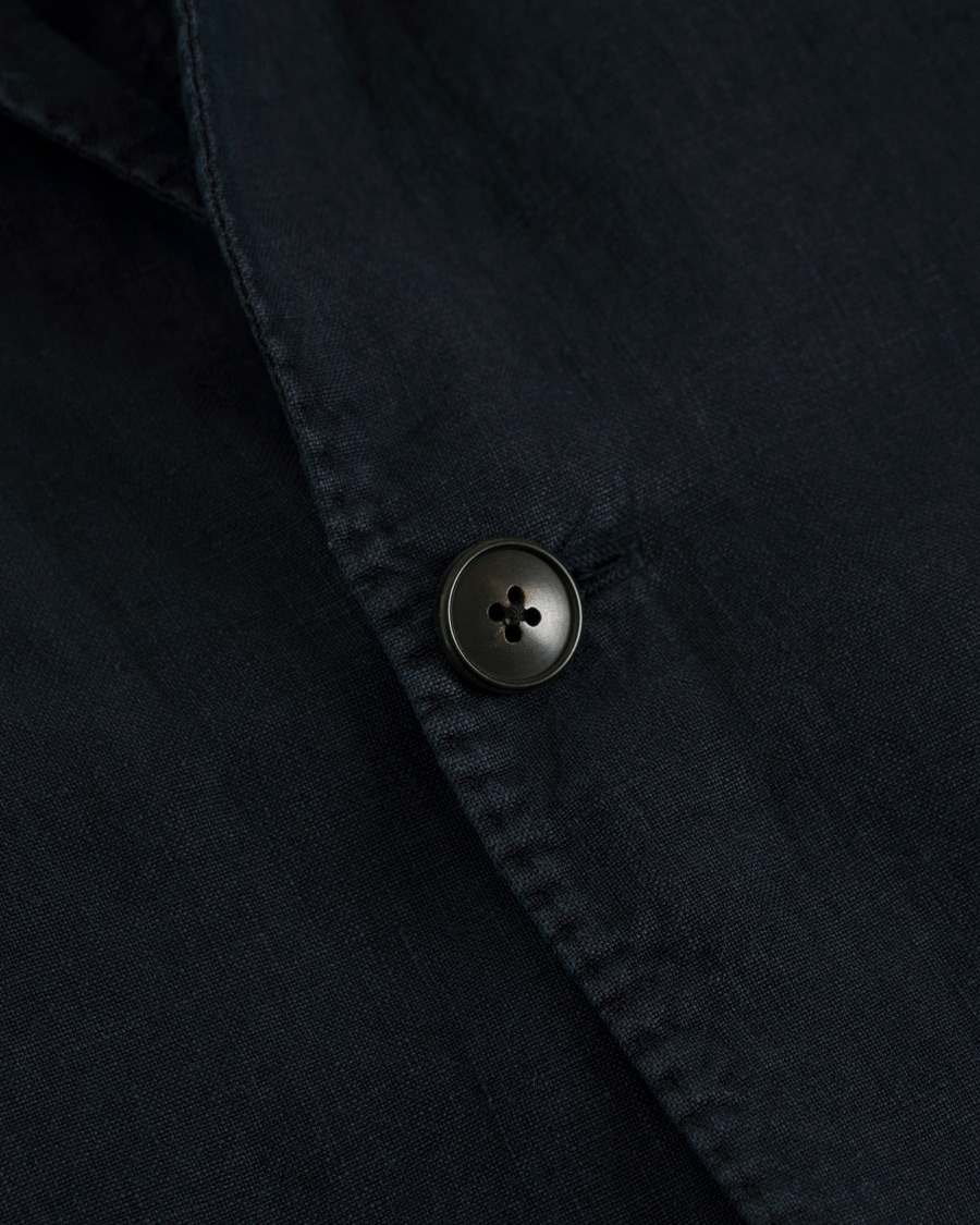 Herre | Dressjakker | Boglioli | K Jacket Linen Blazer Navy