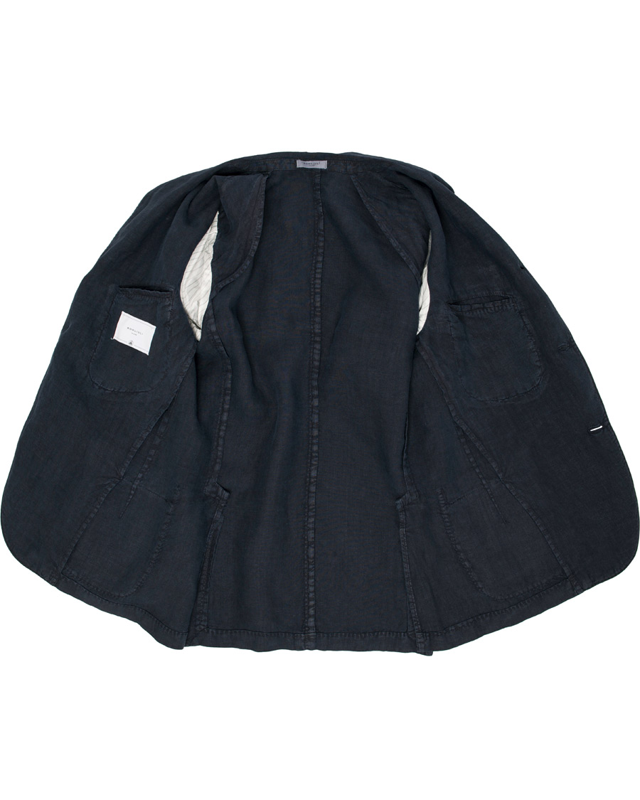 Herre | Dressjakker | Boglioli | K Jacket Linen Blazer Navy