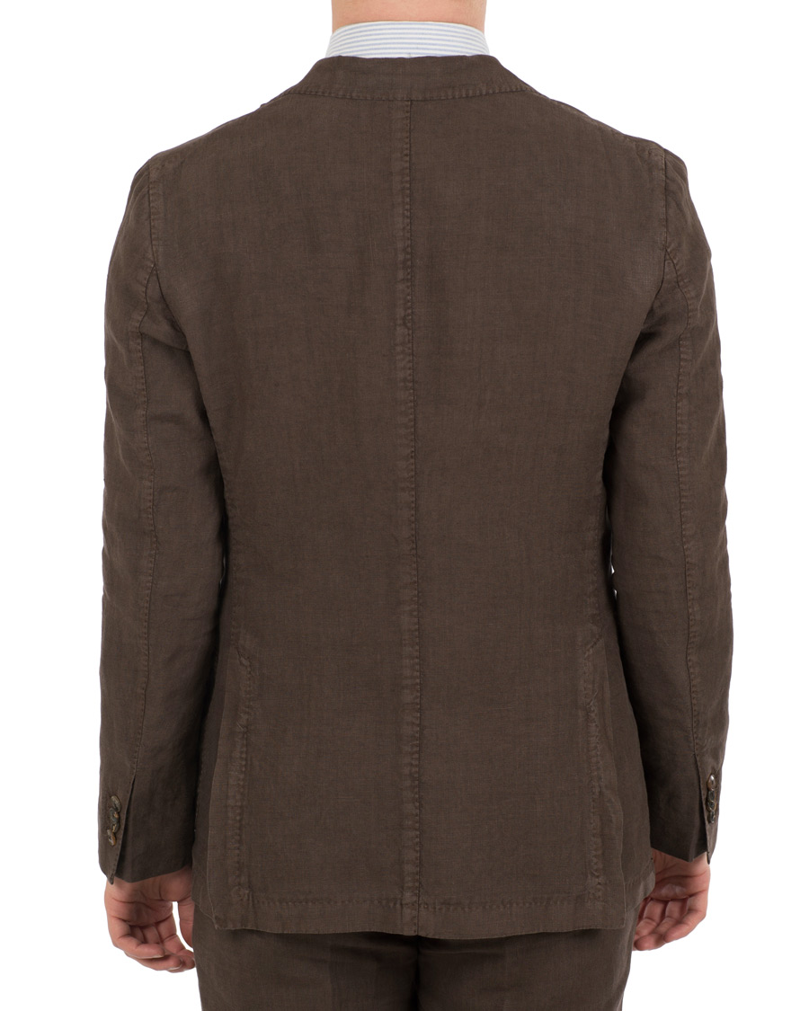 Herre | Dresser | Boglioli | K Jacket Linen Suit Brown