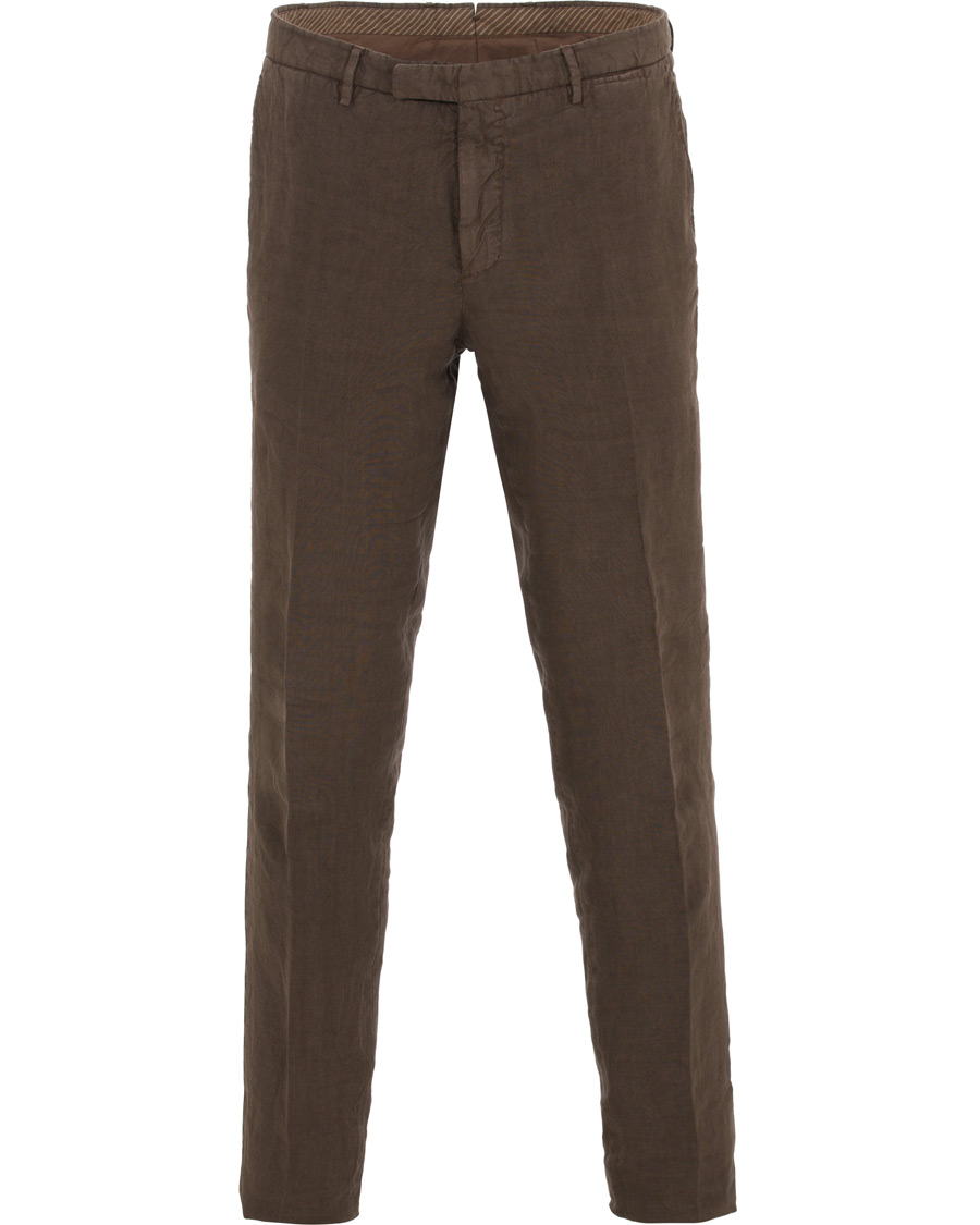 Herre | Dresser | Boglioli | K Jacket Linen Suit Brown