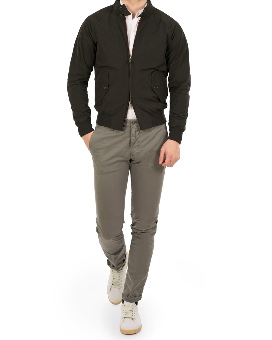 Herre | Bukser | Incotex | Slim Fit Stretch Slacks Grey