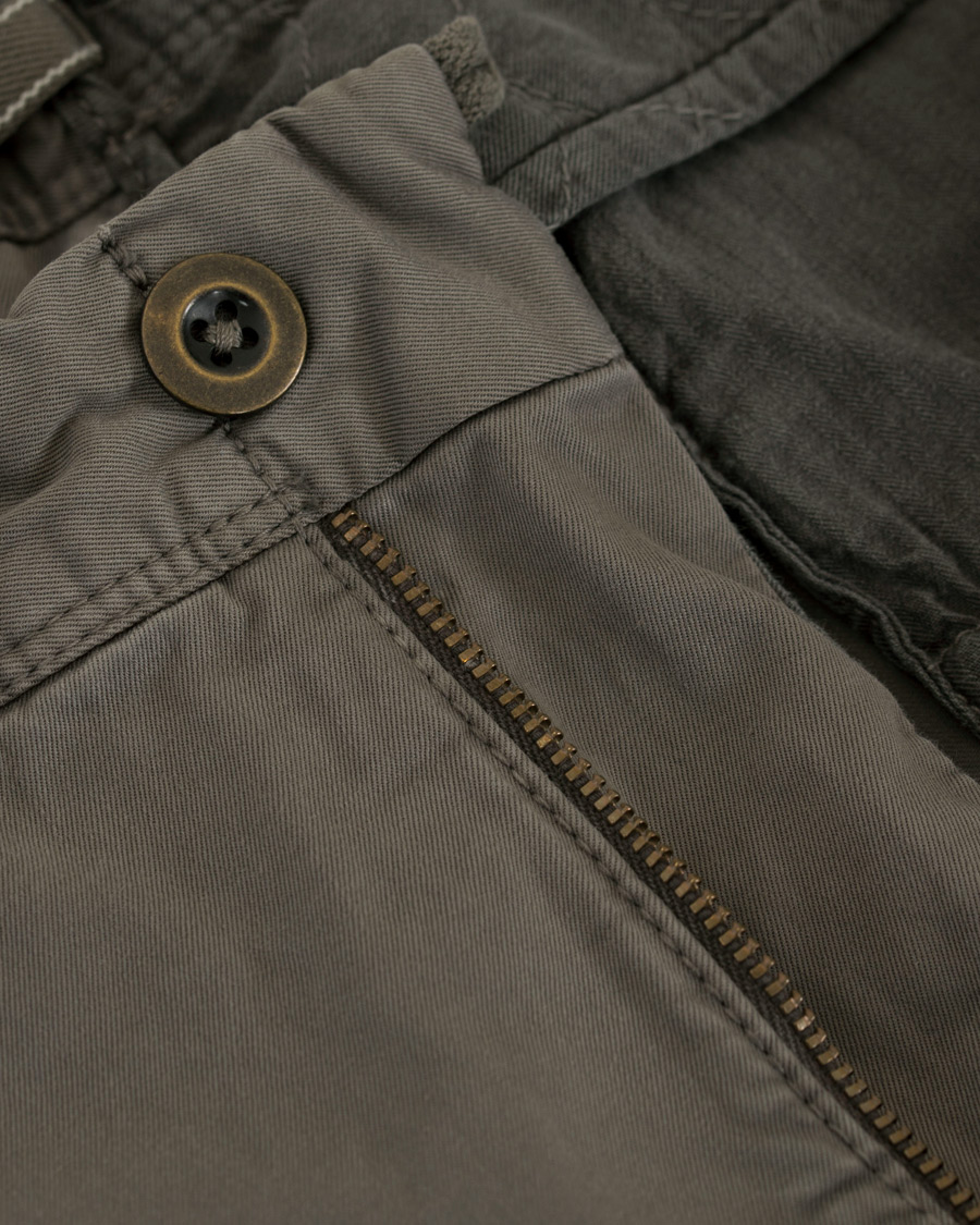 Herre | Bukser | Incotex | Slim Fit Stretch Slacks Grey