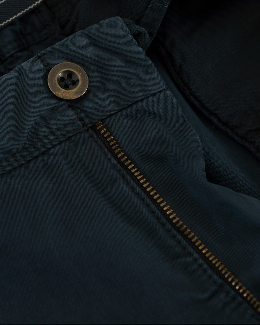 Herre | Bukser | Incotex | Slim Fit Stretch Slacks Navy