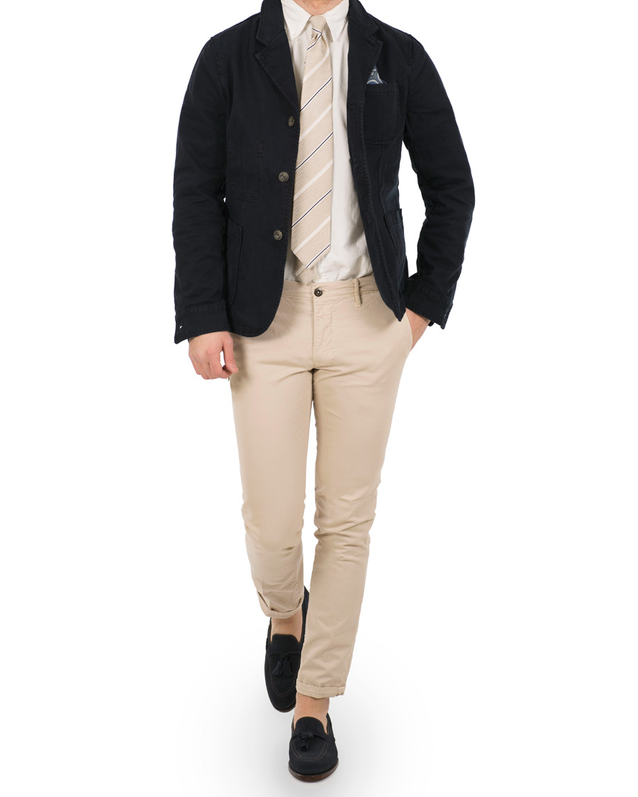 Herre | Bukser | Incotex | Slim Fit Stretch Slacks Kit