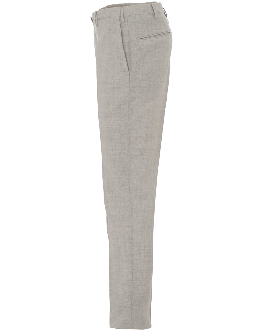 Herre | Bukser | Incotex | Slim Fit Wool Trousers Light Grey