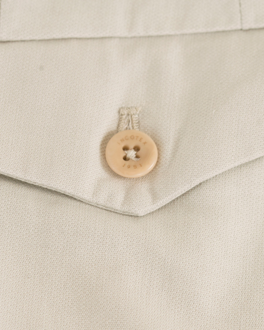 Herre | Shorts | Incotex | Ice Cotton Shorts Off White