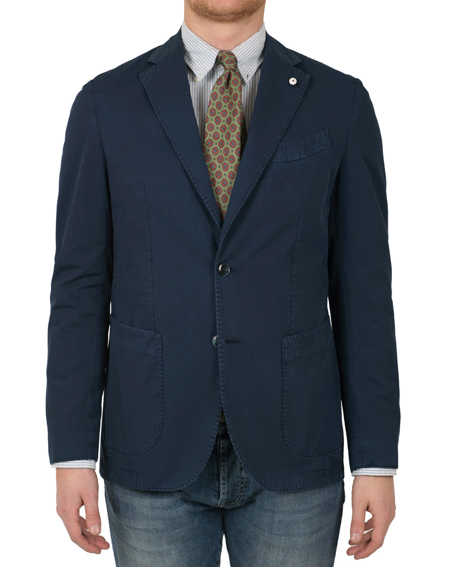 Herre | Dressjakker | L.B.M. 1911 | Jack Regular Cotton Blazer Navy