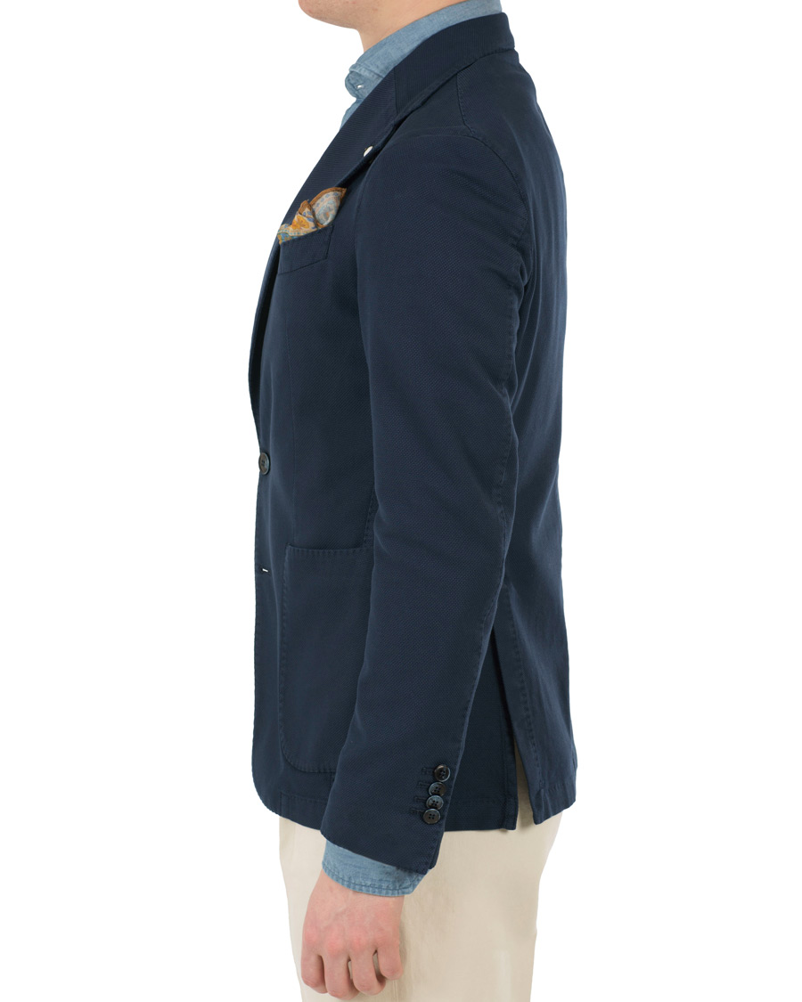 Herre | Dressjakker | L.B.M. 1911 | Bill Slim Fit Structure Blazer Navy