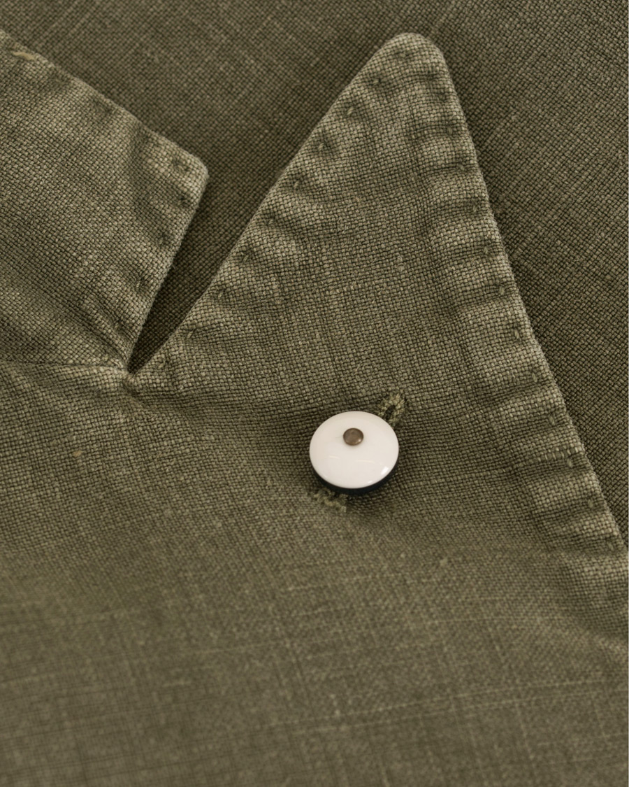 Herre | Dressjakker | L.B.M. 1911 | Tom Slim Double Breasted Blazer Washed Green