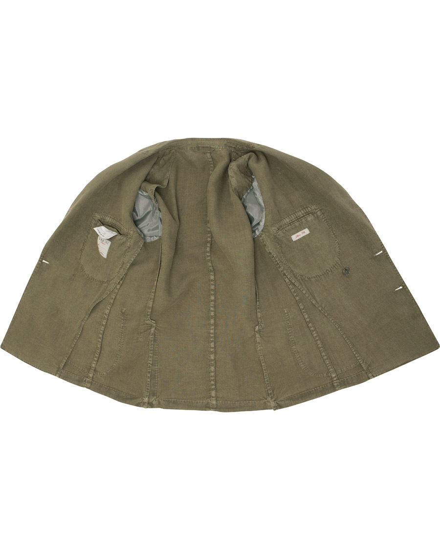Herre | Dressjakker | L.B.M. 1911 | Tom Slim Double Breasted Blazer Washed Green