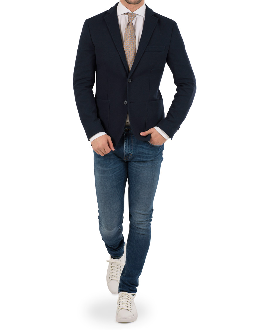 Herre | Dressjakker | Morris | Rowing Club Jersey Blazer Navy