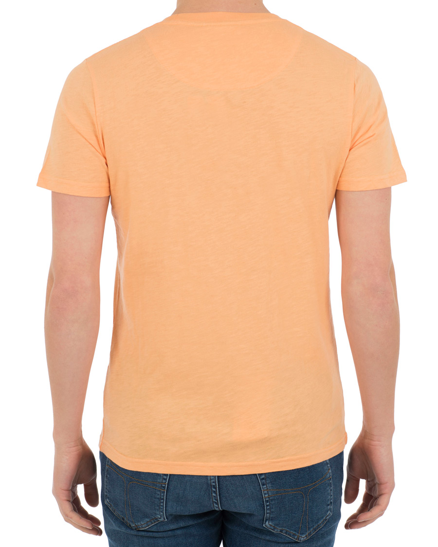 Herre | T-Shirts | Morris | Lily Crew Neck Tee Orange