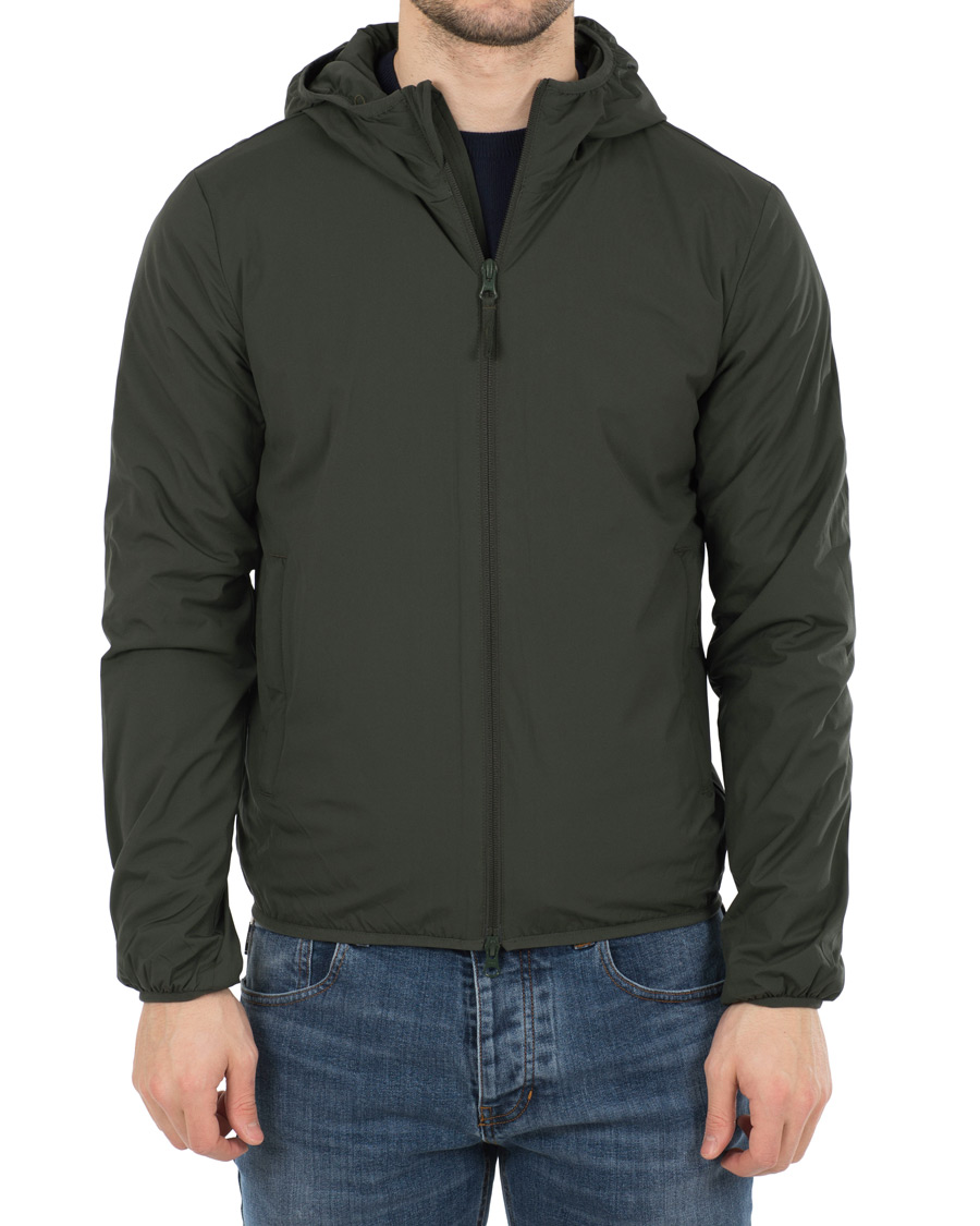 Herre | Jakker | Aspesi | Stretch Hooded Jacket Green