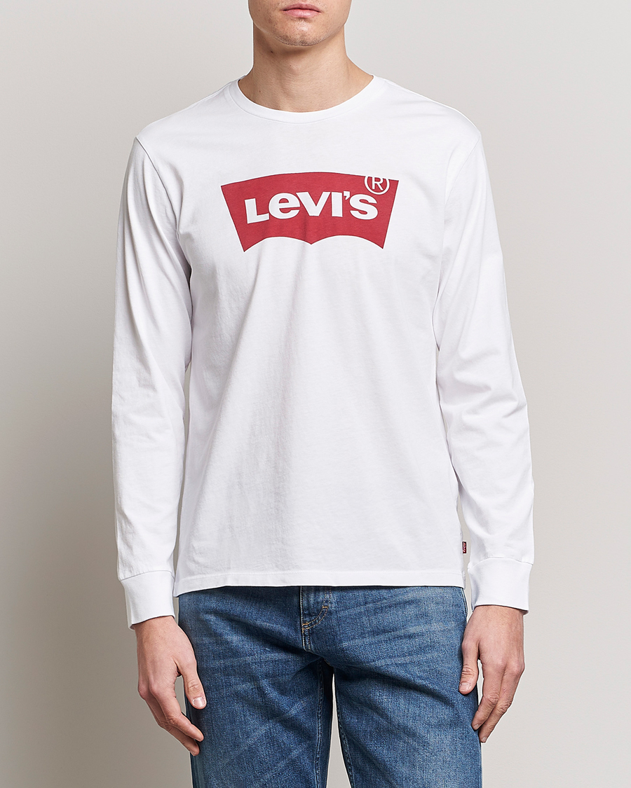 Herre | Avdelinger | Levi's | Logo Long Sleeve T-Shirt White