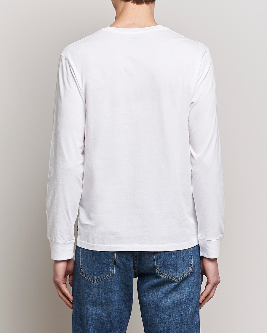 Herre | T-Shirts | Levi's | Logo Long Sleeve T-Shirt White