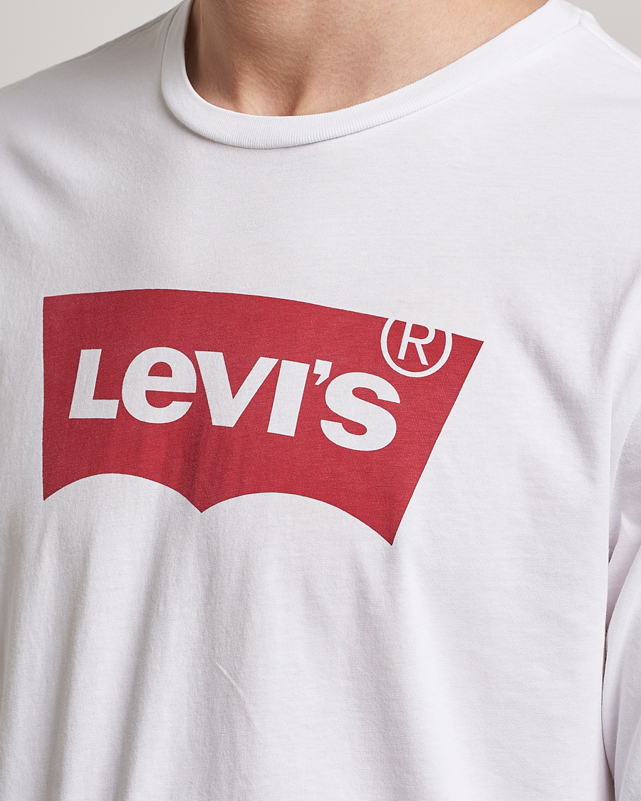 Herre | T-Shirts | Levi's | Logo Long Sleeve T-Shirt White