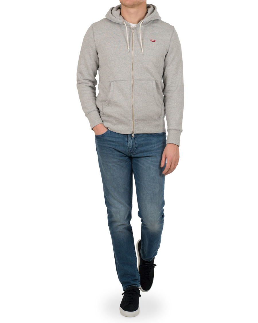 Herre | Gensere | Levi's | Original Zip Up Hoodie Medium Grey Heather